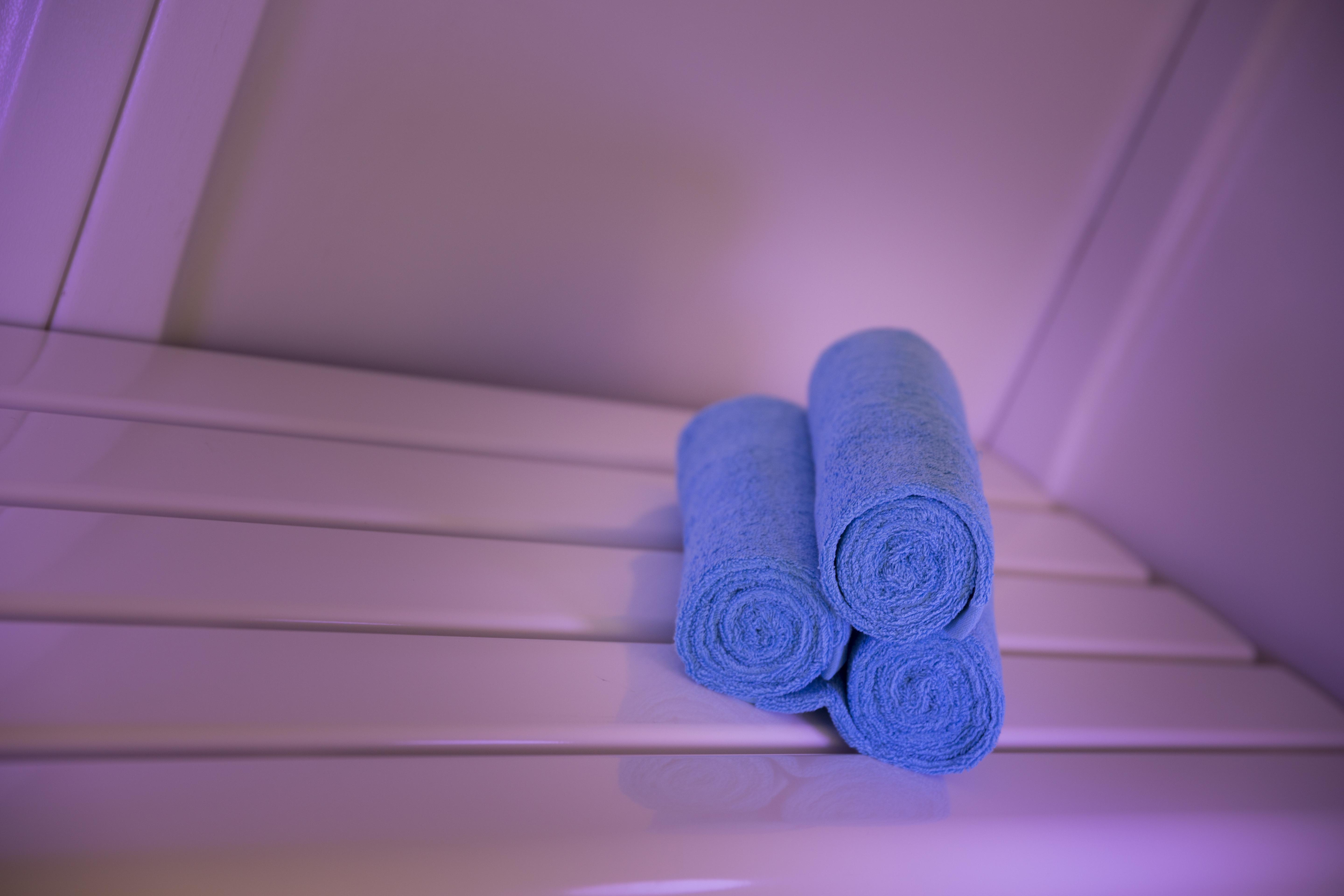 Novotel Abu Dhabi Al Bustan Exterior foto Sauna towels