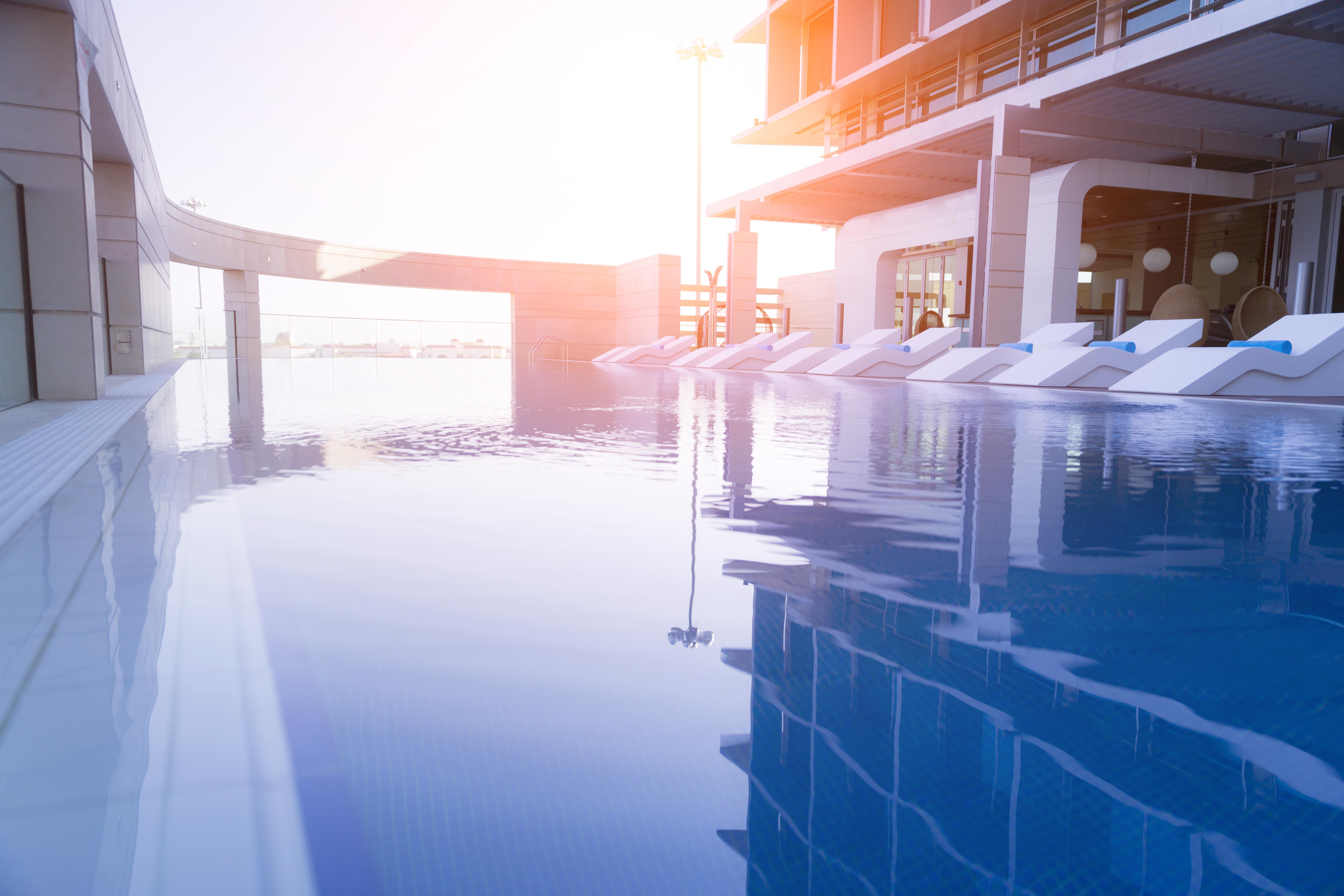 Novotel Abu Dhabi Al Bustan Exterior foto "The swimming pool is the best part of the hotel."